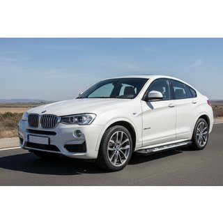 Боковые Подножки Sunrise (2 шт., Алюминий) BMW X4 F26 2014-2018 гг. фото 1