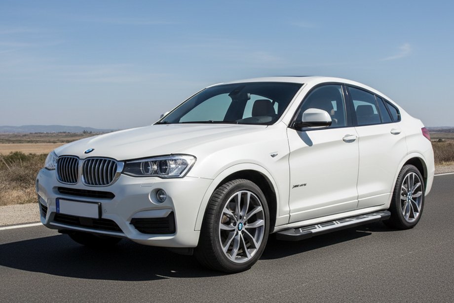 BMW X4 F26 2014-2018 гг. Боковые Подножки Sunrise (2 шт., Алюминий) Фото 1