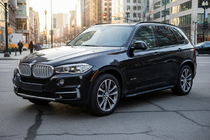 BMW X5 F15 2013-2018 гг. Боковые Подножки Bosphore Black (2 шт., Алюминий) фото 1