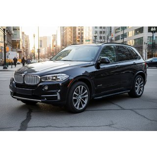 Боковые Подножки Bosphore Black (2 шт., Алюминий) BMW X5 F15 2013-2018 гг. фото 1