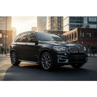 Боковые Подножки Duru (2 шт., Алюминий) BMW X5 F15 2013-2018 гг. фото 1