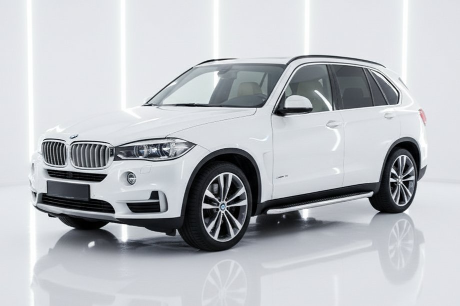 BMW X5 F15 2013-2018 гг. Боковые Подножки Maydos V2 (2 шт., Алюминий) Image