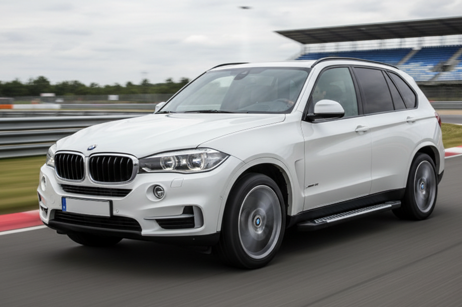BMW X5 F15 2013-2018 гг. Боковые Подножки Line (2 шт., Алюминий) Image
