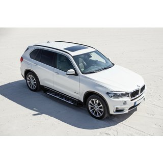 Боковые Подножки Sunrise (2 шт., Алюминий) BMW X5 F15 2013-2018 гг. фото 1