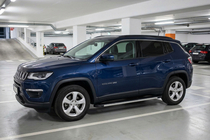 Jeep Compass 2016- гг. Боковые Подножки Maya V1 (2 шт., Алюминий) фото 1
