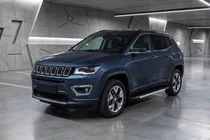 Jeep Compass 2016- гг. Боковые Подножки RedLine (2 шт., Алюминий) фото 1