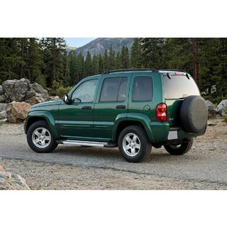 Боковые Подножки Vision New Grey (2 шт., Алюминий) Jeep Cherokee/Liberty 2002-2007 гг. фото 1