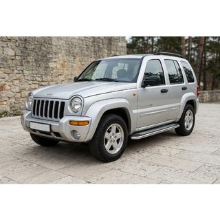Боковые Подножки Maydos V2 (2 шт., Алюминий) Jeep Cherokee/Liberty 2002-2007 гг. фото 1