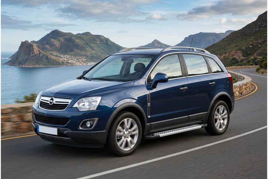 Opel Antara 2006-2017 гг. Боковые Подножки Vision New Grey (2 шт., Алюминий) 2016-2018 Фото 1