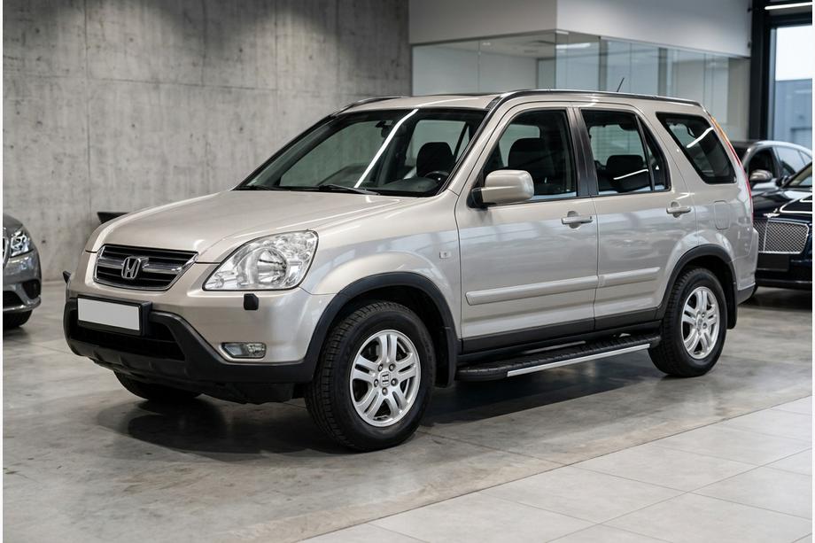 Honda CRV 2001-2006 гг. Боковые Подножки Bosphore Grey (2 шт., Алюминий) Image