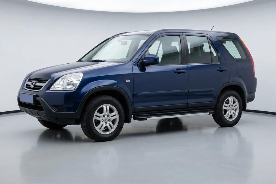 Honda CRV 2001-2006 гг. Боковые Подножки Maya V1 (2 шт., Алюминий) Фото 1