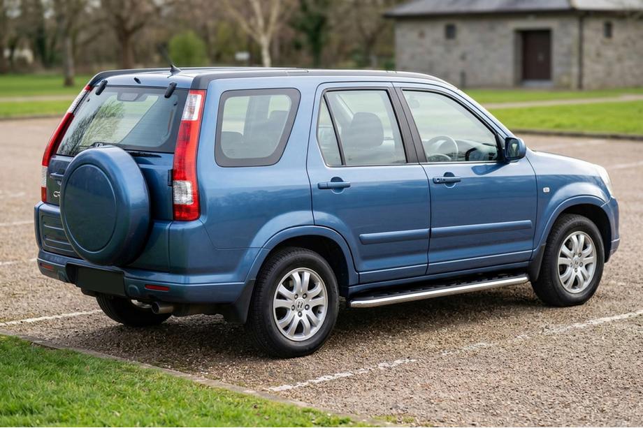 Honda CRV 2001-2006 гг. Боковые Подножки Maydos V1 (2 шт., Алюминий) Image