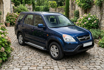Honda CRV 2001-2006 гг. Боковые Подножки Rainbow (2 шт., Алюминий) фото 1