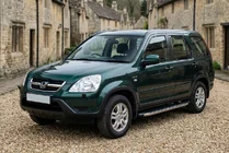Honda CRV 2001-2006 гг. Боковые Подножки BlackLine (2 шт., Алюминий) фото 1