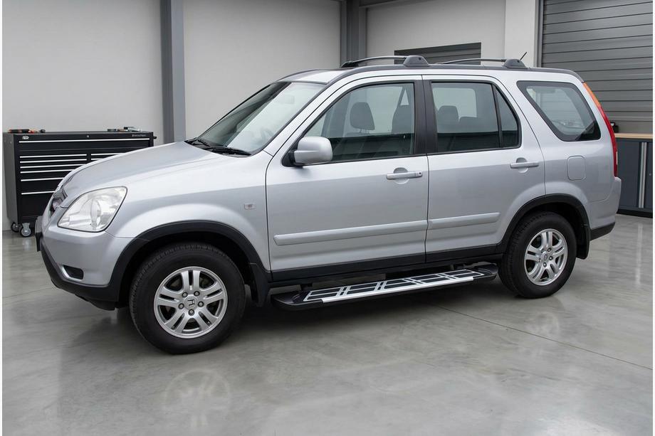 Honda CRV 2001-2006 гг. Боковые Подножки Sunrise (2 шт., Алюминий) Image