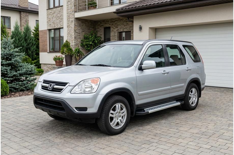 Honda CRV 2001-2006 гг. Боковые Подножки Vision New Grey (2 шт., Алюминий) Фото 1