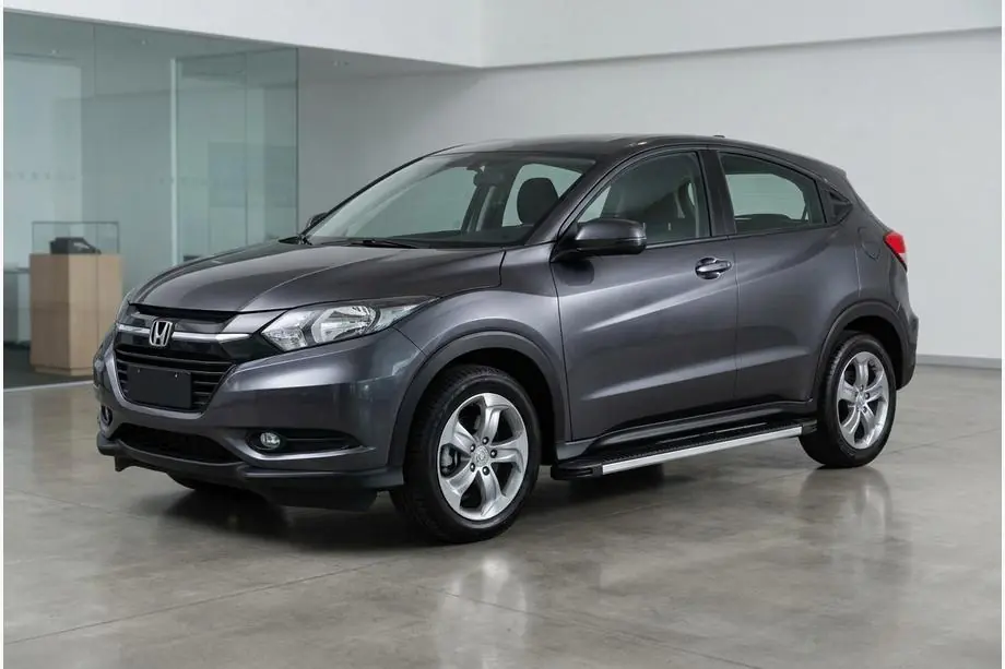 Honda HR-V 2014-2021 гг. Боковые Подножки Maya V1 (2 шт., Алюминий) Image