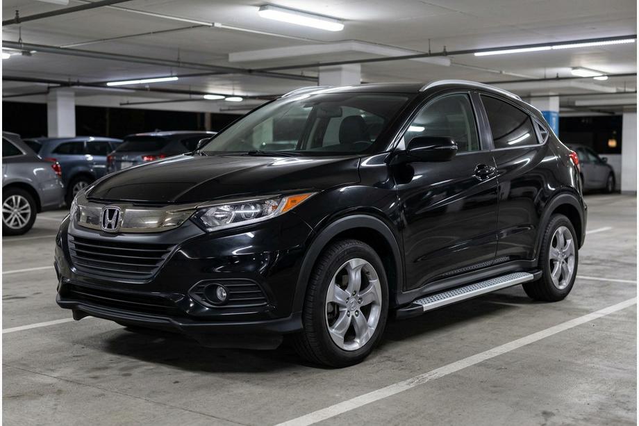 Honda HR-V 2014-2021 гг. Боковые Подножки Maya V2 (2 шт., Алюминий) Image