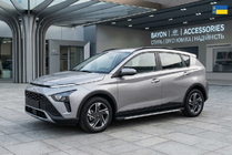 Hyundai Bayon 2021- гг. Боковые Подножки Maya V1 (2 шт., Алюминий) фото 1