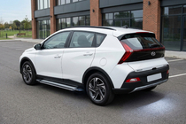 Hyundai Bayon 2021- гг. Боковые Подножки Rainbow (2 шт., Алюминий) фото 1