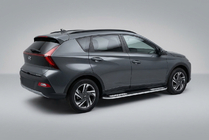 Hyundai Bayon 2021- гг. Боковые Подножки Tayga V2 (2 шт., Алюминий) фото 1