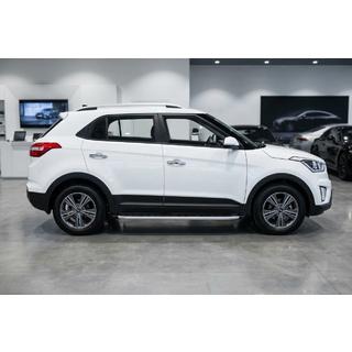 Боковые Подножки BlackLine (2 шт., Алюминий) Hyundai Creta 2014-2020 гг. фото 1