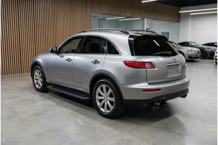 Infiniti FX 2003-2008 гг. Боковые Подножки Fullmond (2 шт., Алюминий) Image