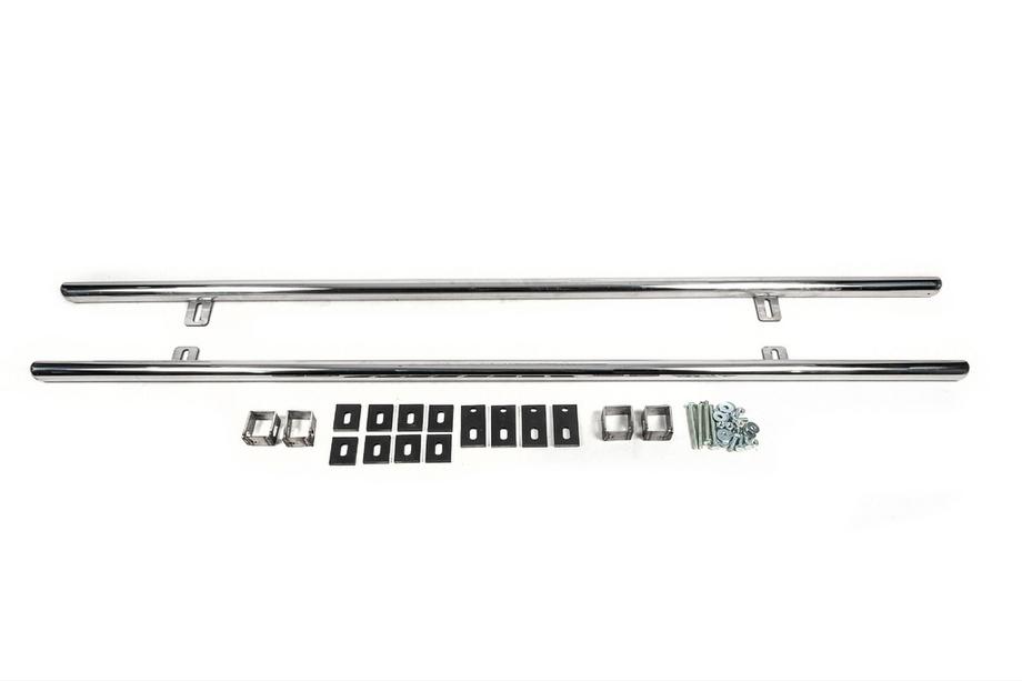 BMW X3 E83 2003-2010 гг. Боковые трубы 42 мм (2 шт, нержавейка) Image