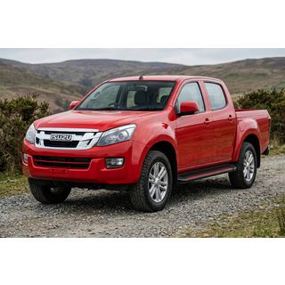 Боковые Подножки Maya Red (2 шт., Алюминий) Isuzu D-Max 2011-2019 гг. фото 1