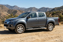 Isuzu D-Max 2011-2019 гг. Боковые Подножки Tayga V2 (2 шт., Алюминий) фото 1