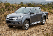 Isuzu D-Max 2011-2019 гг. Боковые Подножки Vision New Grey (2 шт., Алюминий) фото 1