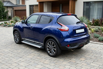 Nissan Juke 2020- гг. Боковые Подножки Maya V2 (2 шт., Алюминий) фото 1