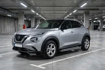 Nissan Juke 2020- гг. Боковые Подножки Rainbow (2 шт., Алюминий) фото 1