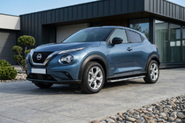 Nissan Juke 2020- гг. Боковые Подножки Fullmond (2 шт., Алюминий) фото 1