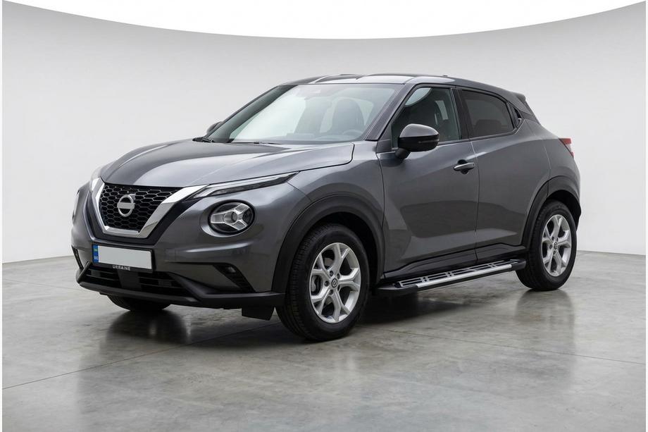 Nissan Juke 2020- гг. Боковые Подножки Sunrise (2 шт., Алюминий) Фото 1