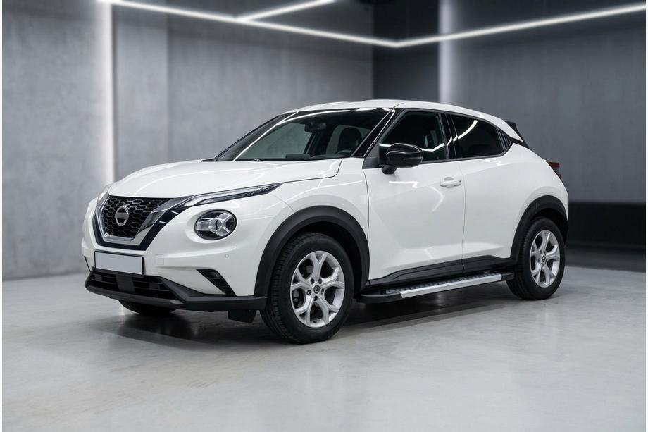 Nissan Juke 2020- гг. Боковые Подножки Vision New Grey (2 шт., Алюминий) Фото 1