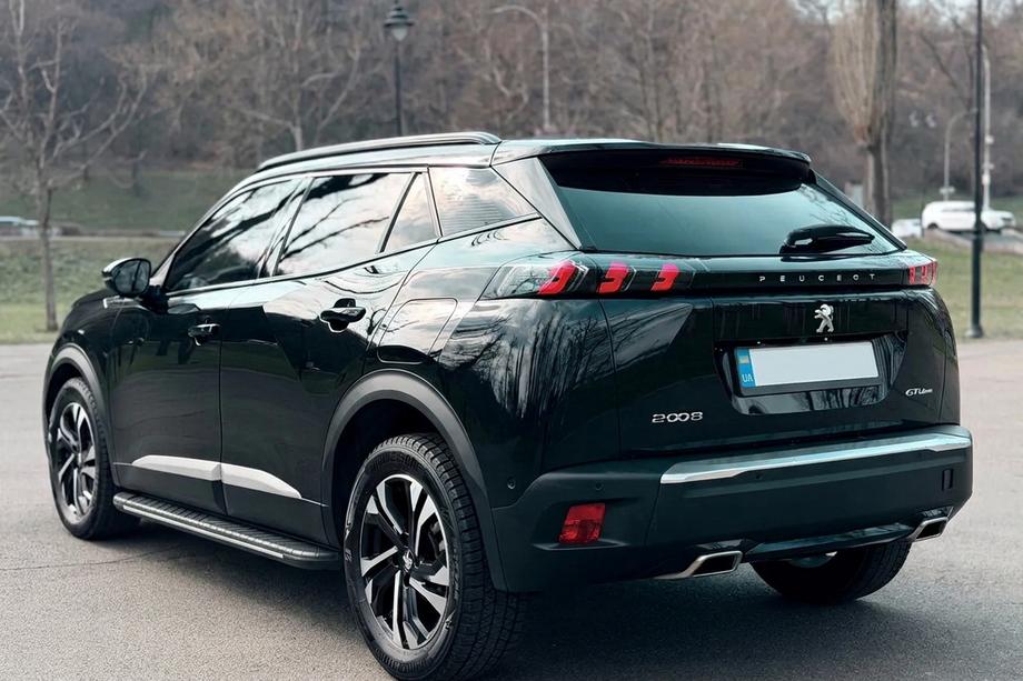 Peugeot 2008 2019- гг. Боковые Подножки Bosphore Grey (2 шт., Алюминий) Image