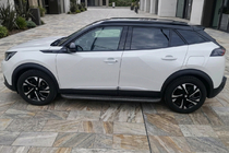 Peugeot 2008 2019- гг. Боковые Подножки Bosphore Black (2 шт., Алюминий) фото 1