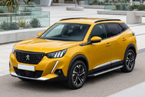 Peugeot 2008 2019- гг. Боковые Подножки Duru (2 шт., Алюминий) фото 1