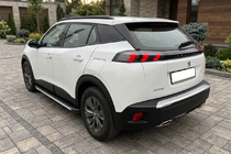 Peugeot 2008 2019- гг. Боковые Подножки Maya V1 (2 шт., Алюминий) фото 1