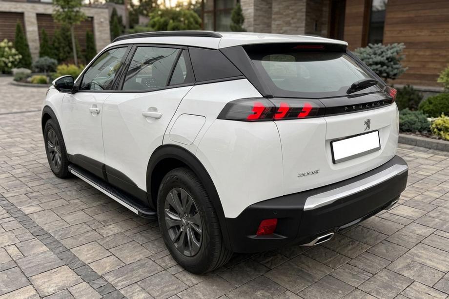 Peugeot 2008 2019- гг. Боковые Подножки Maya V1 (2 шт., Алюминий) Image