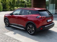 Peugeot 2008 2019- гг. Боковые Подножки Rainbow (2 шт., Алюминий) фото 1