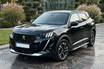 Peugeot 2008 2019- гг. Боковые Подножки Sunrise (2 шт., Алюминий) фото 1