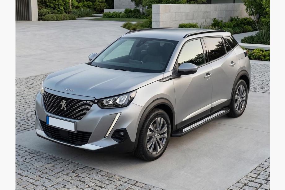 Peugeot 2008 2019- гг. Боковые Подножки Vision New Black (2 шт., Алюминий) Фото 1