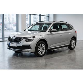 Боковые Подножки Maya V1 (2 шт., Алюминий) Skoda Kamiq 2019- гг. фото 1