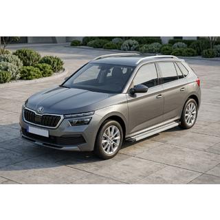 Боковые Подножки Maya V2 (2 шт., Алюминий) Skoda Kamiq 2019- гг. фото 1