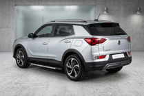 SsangYong Korando 2019- гг. Боковые Подножки Duru (2 шт., Алюминий) фото 1