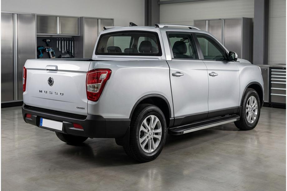 SsangYong Musso II 2018– гг. Боковые Подножки Maya V1 (2 шт., Алюминий) Фото 1
