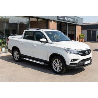 Боковые Подножки Line (2 шт., Алюминий) SsangYong Musso ІІ 2018- гг. фото 1