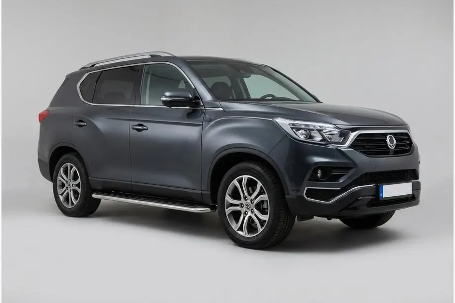 SsangYong Rexton II 2017- гг. Боковые Подножки Maydos V1 (2 шт., Алюминий) Image